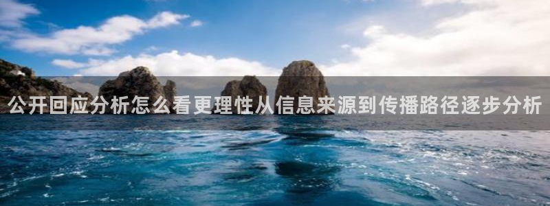 吃瓜网址大全：公开回应分析怎么看更理性从信息来源到传播路径逐步分析